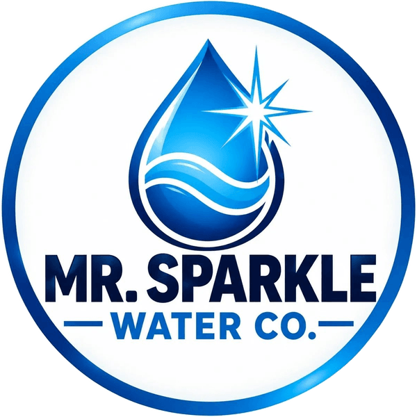 Mr. Sparkle Water Co. logo